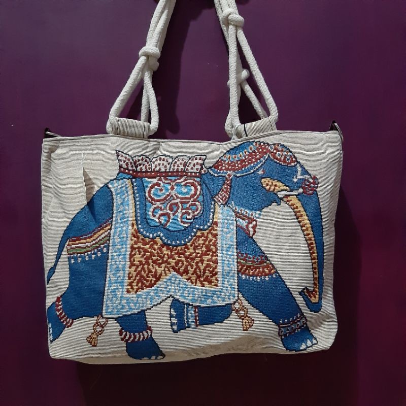 TERMURAH Tas thailand import tali sumbu & dilengkapi tali panjang yg bisa dilepas.