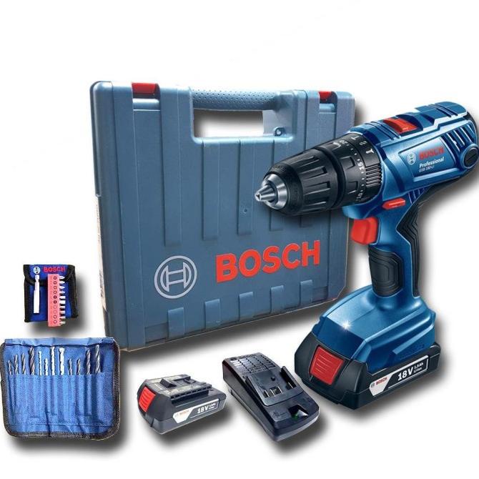 Bosch Cordless Drill GSB 180-Li - Bor Baterai Bosch 18V selebr17 dijamin