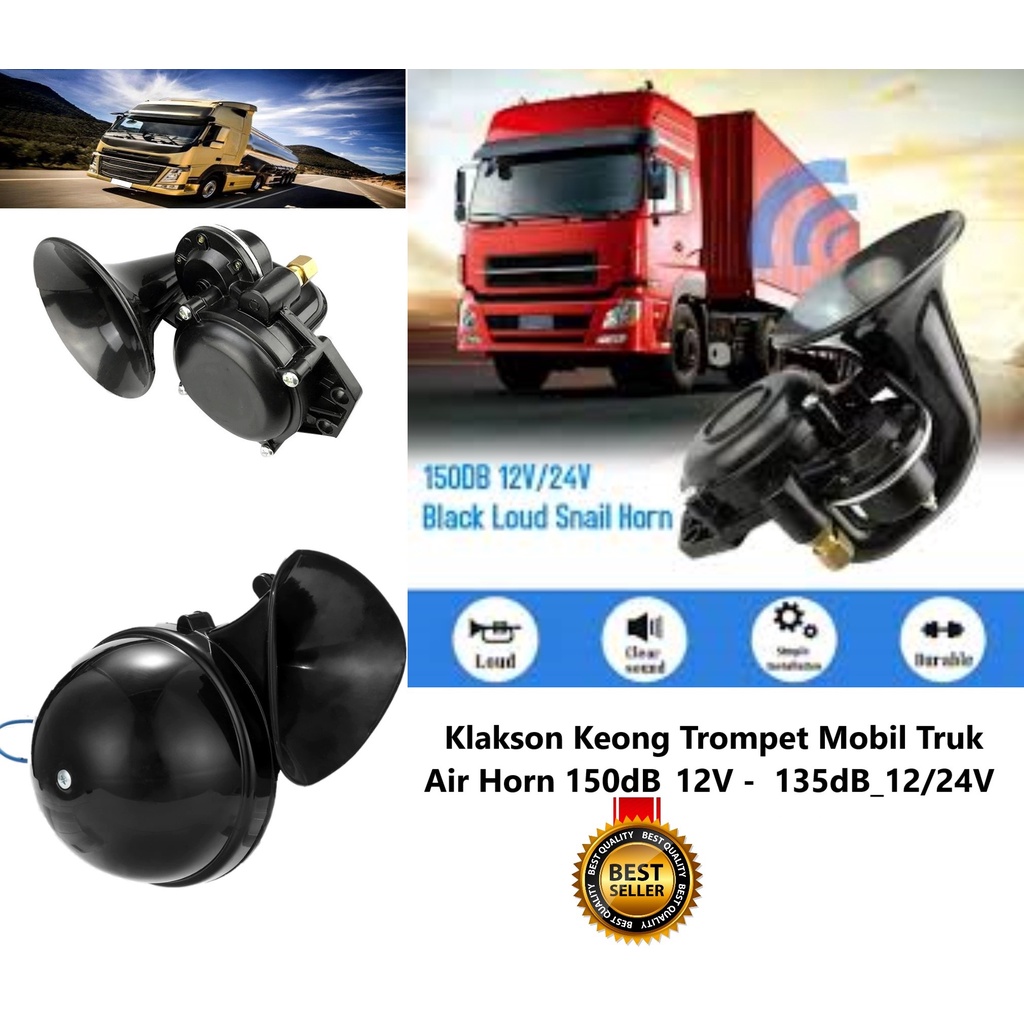 Jual Promo Klakson Keong Trompet Mobil Truk Air Horn Db V