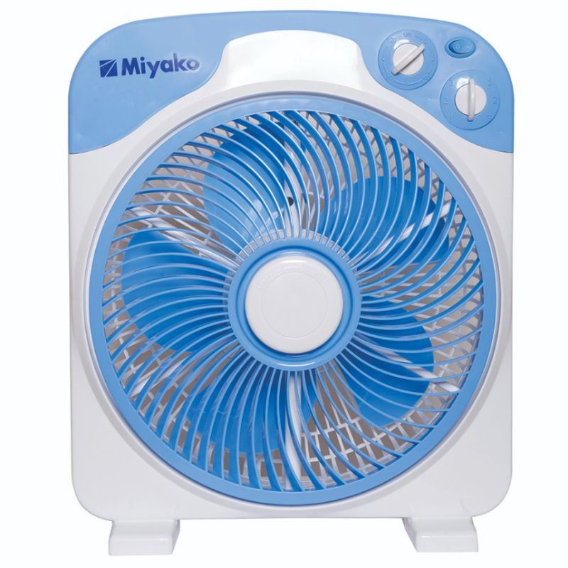 Miyako KAB-1281 Kipas Angin Kotak 12 Inch Biru Putih