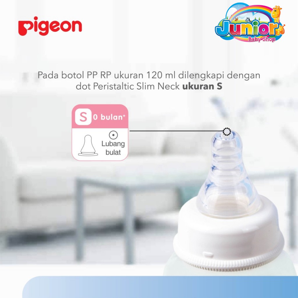 Pigeon Paket Beli 2 Bonus 1 Botol PP RP S-Type Nipple 120ml/240ml