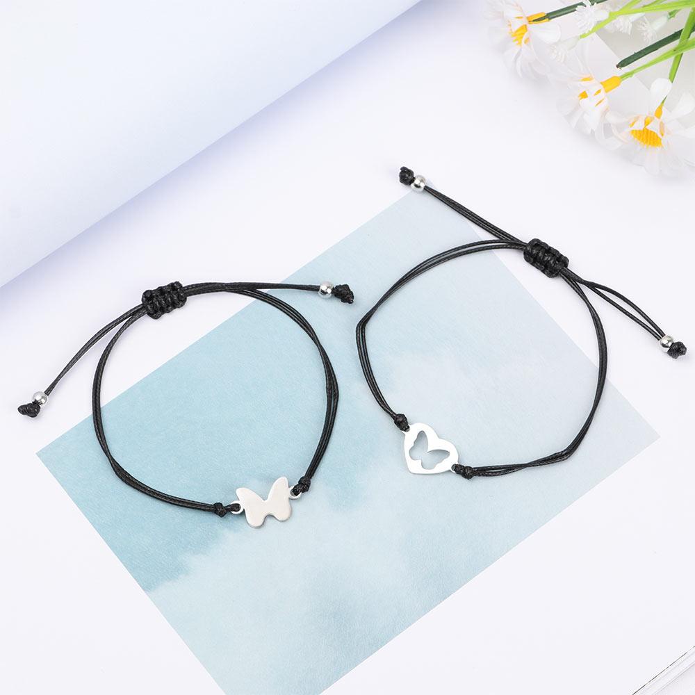 R-flower Butterfly Bracelet Adjustable Ornamen Ibu Hari Ibu