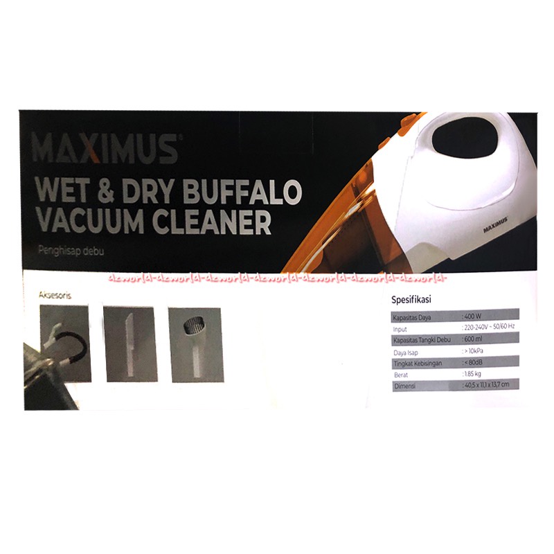 Maximus Buffalo Vacuum Cleaner Dry n Wet Penghisap Debu Kering Dan Basah Vacum Cleaner Vakum Kleaner Maksimus Bufallo Bufalo