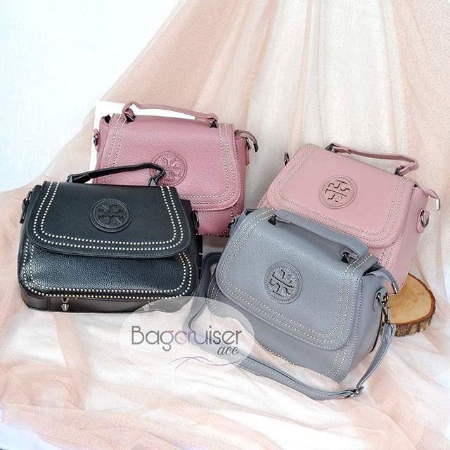 Tas Selempang Tory burch 4 Colour Wanita Import 8789