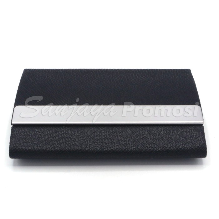 

Tempat Kartu Nama / Name Card Holder Kulit 2 Sisi - Hitam