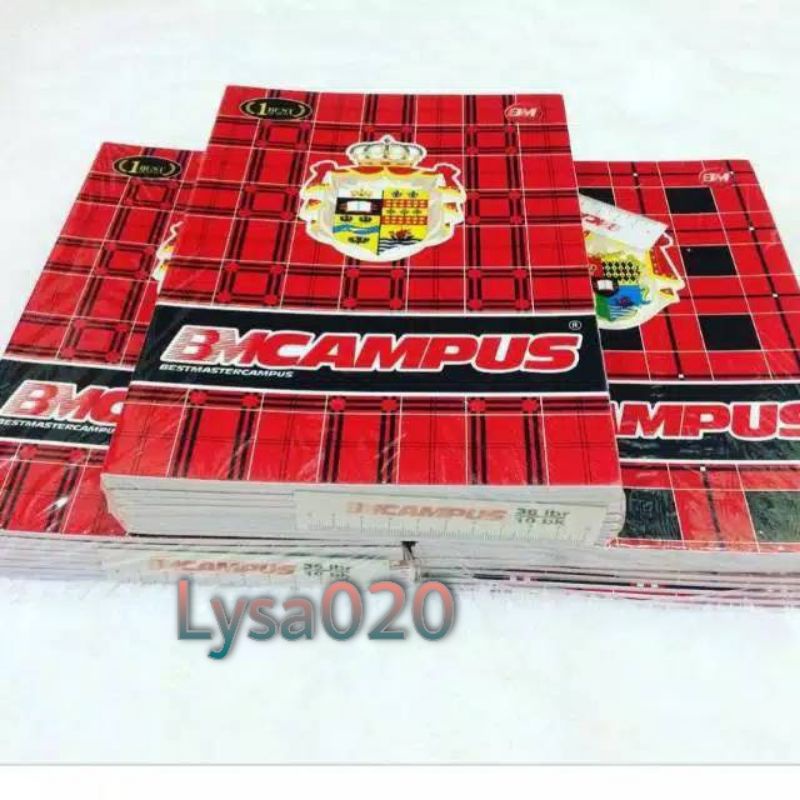 Buku BMC | BMB | BIG BOSS | TIARA CAMPUS  isi 50 Lembar ( 1 pak isi 10 buku  )