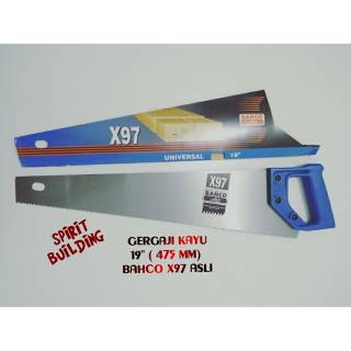  GERGAJI  KAYU  19 475 MM BAHCO  X97 ASLI GAGANG BIRU 