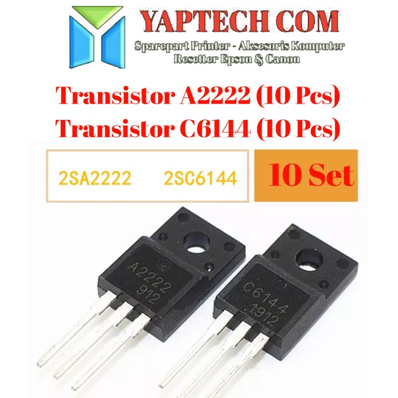 Transistor Epson L3210 L3110 TR A2222 TR C6144 Packing 10Set Transistor A2222 & C6144 TR A2222&C6144