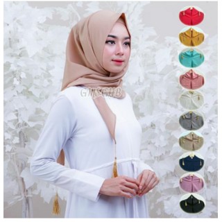 INSTAN SEGITIGA HIJAB Jilbab Tassel instant tasel hijab instan tussel TALI RUMBAI