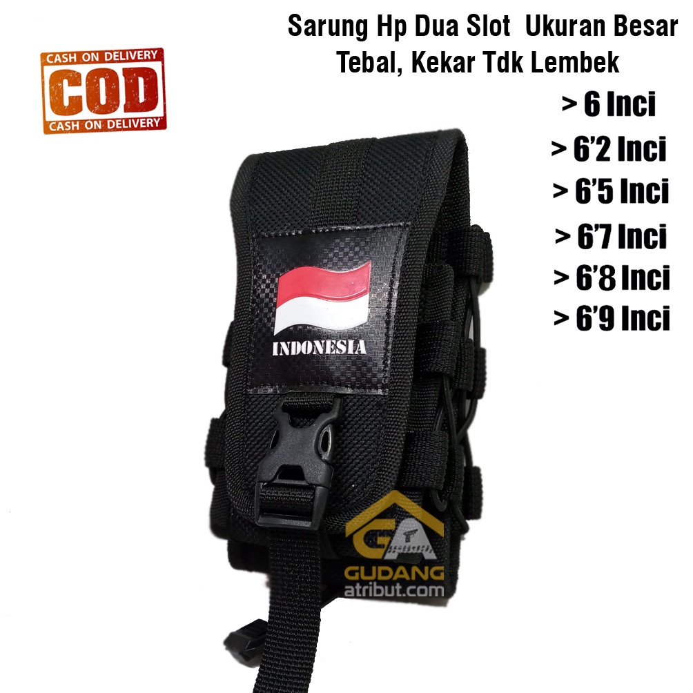 Sarung Hp Tactical Logo Bendera