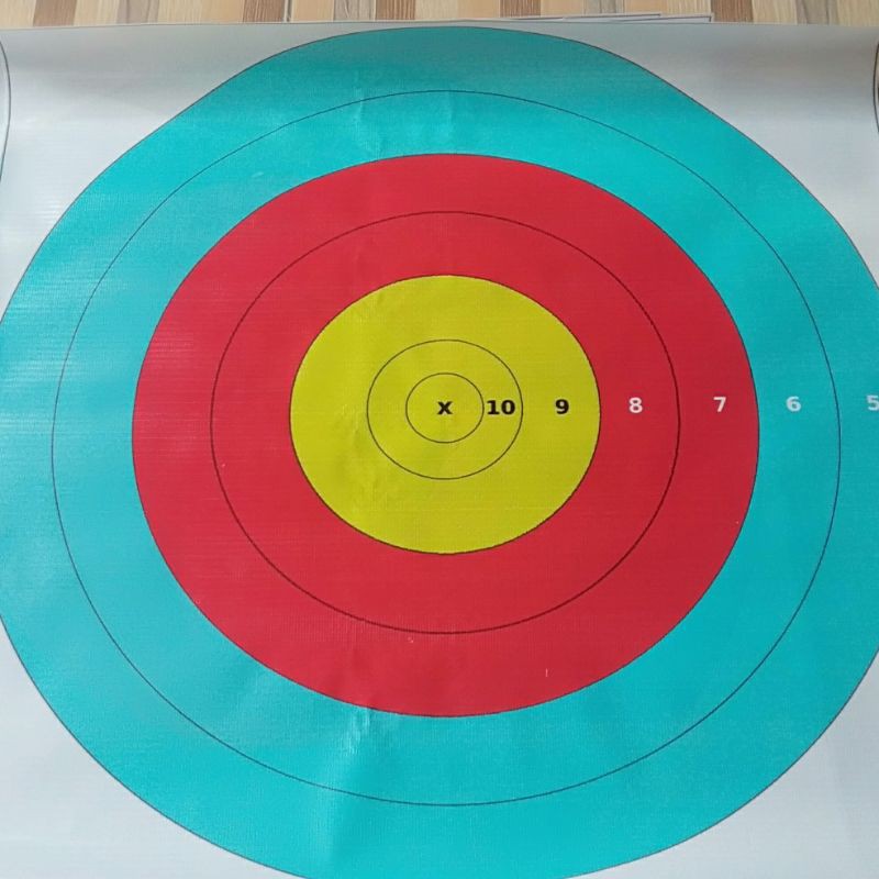 Face target panahan 80cm 6ring