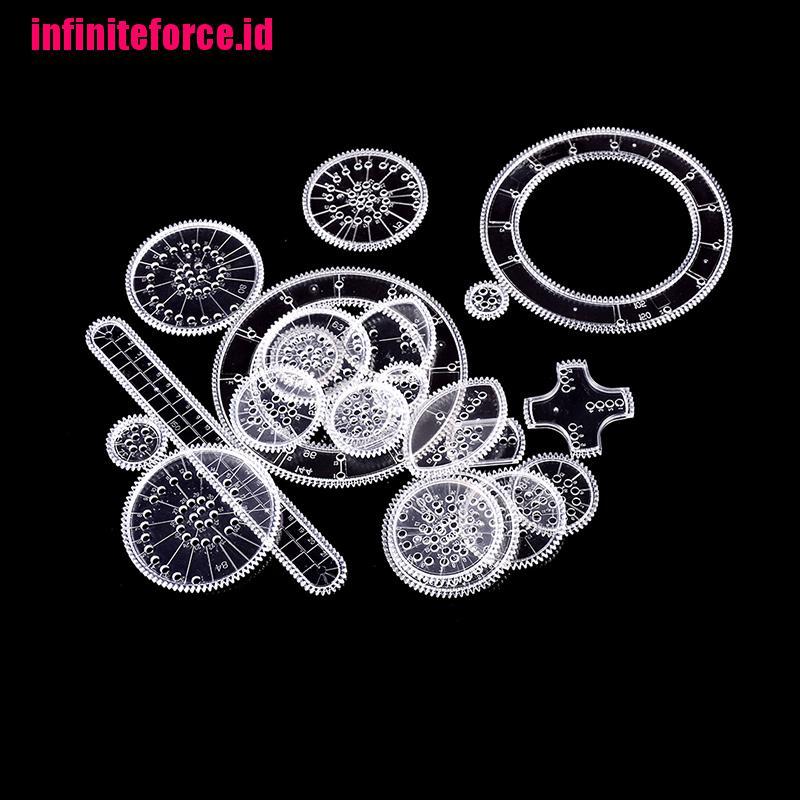 22PCS Accessories creative drawing toys spiral designs educational toys for kids