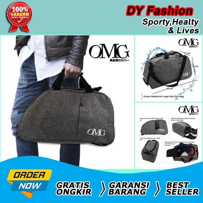Tas olahraga gym fitness renang MN965 travel pria 3in1 jinjing selempang ransel punggung backpack