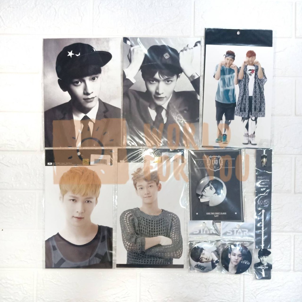 [READY] Official EXO Merch SM Pop Up Store Growl XOXO Chen Lay Kris Tao Photocard Note Book