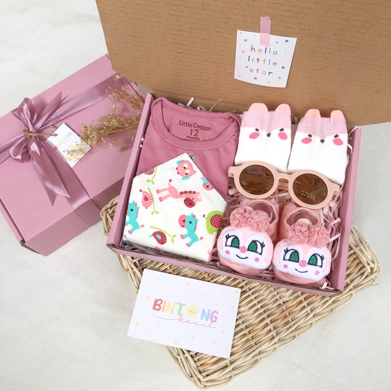 HAMPERS | Baby Hampers / Baby Gift / Newborn Hampers / Hampers Bayi / Kado Bayi / Kado Lahiran-Basic Pink Fanta