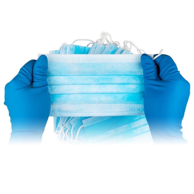 masker 3 ply disposable (50pcs)