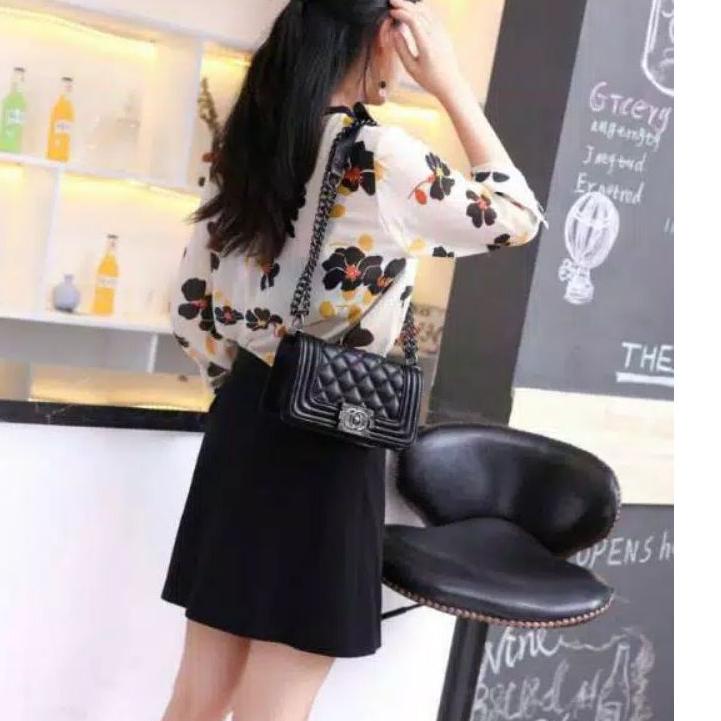 Terbaru.. TAS IMPORT BOY SMALL FREE BOX LAMBSKYN MIRROR FLAP BRANDEN PREMIUM BATAM HANDBAG SUPER SIZ