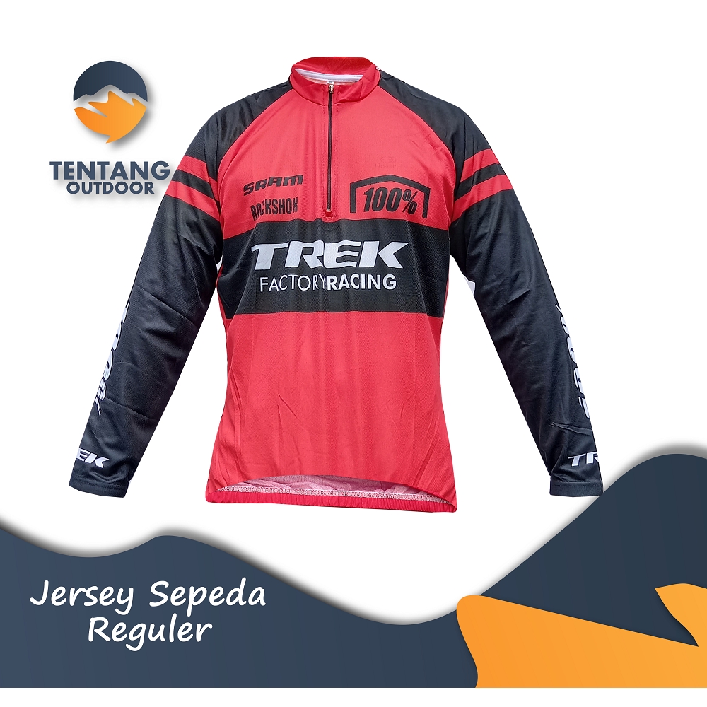 Jersey Sepeda Trek B108 Baju Kaos Roadbike