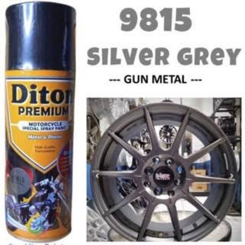 DITON PREMIUM 9815* Silver Gray (Gun Metal) Cat semprot Valg 400cc