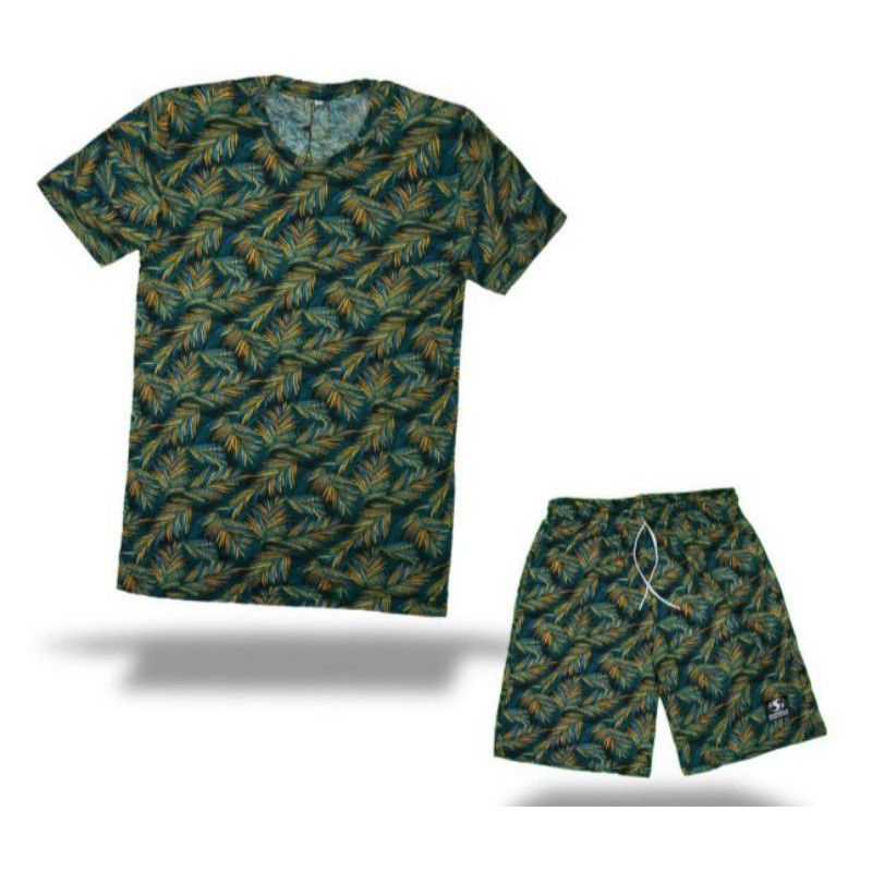 set celana pendek tropical size S-5XL