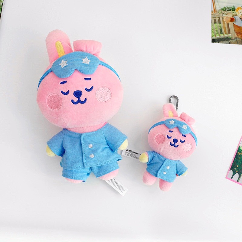 [BS] BISA COD Key Chain Pajama BTS BT21 KPOP Bag Charm Gantungan Kunci Dream Baby Plush - KP778