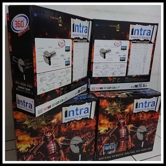 ANTENA TV DIGITAL REMOT INTRA INT 888 DGT ANTENA LUAR