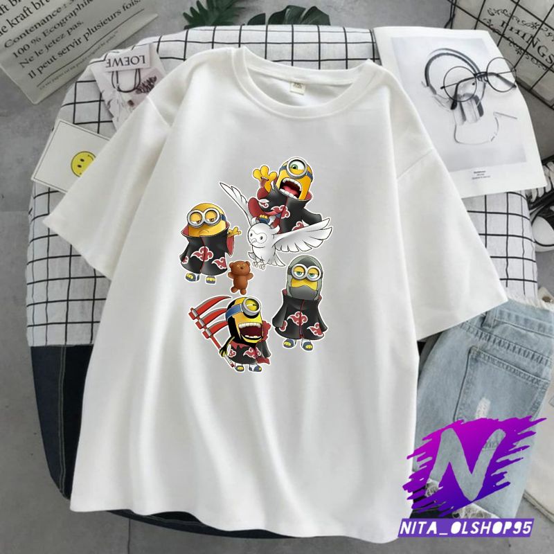 minions  baju atasan anak kaos anak minions karakter akatsuki kaos kartun anak lucu