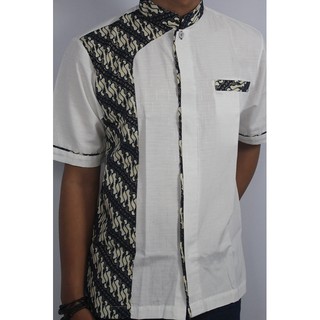 Baju koko Pria motif Batik Busana Muslim KOde HDA 28 Baju koko Pria motif Batik Busana Muslim KOde HDA 28