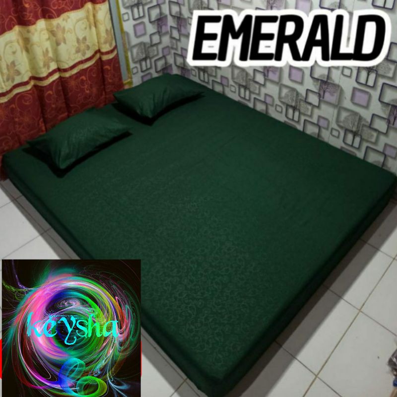 sprei polos embos ukuran 90x200x20
