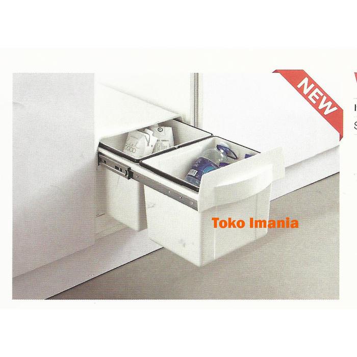 Tempat Sampah Double Tarik Slow Motion Vitco