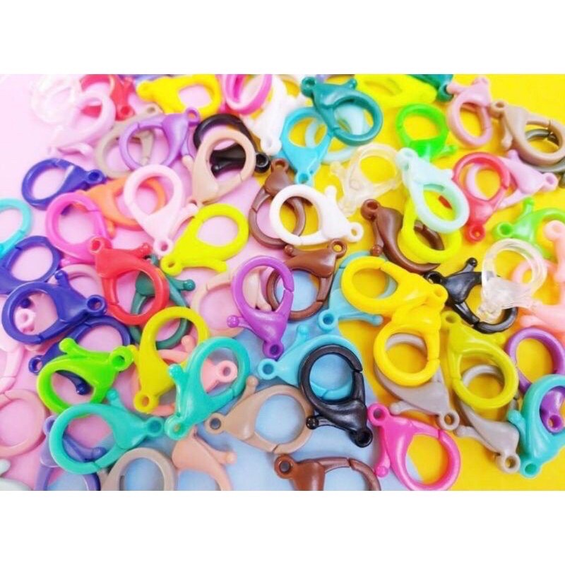 10 pc capit udang plastik 25mm mix