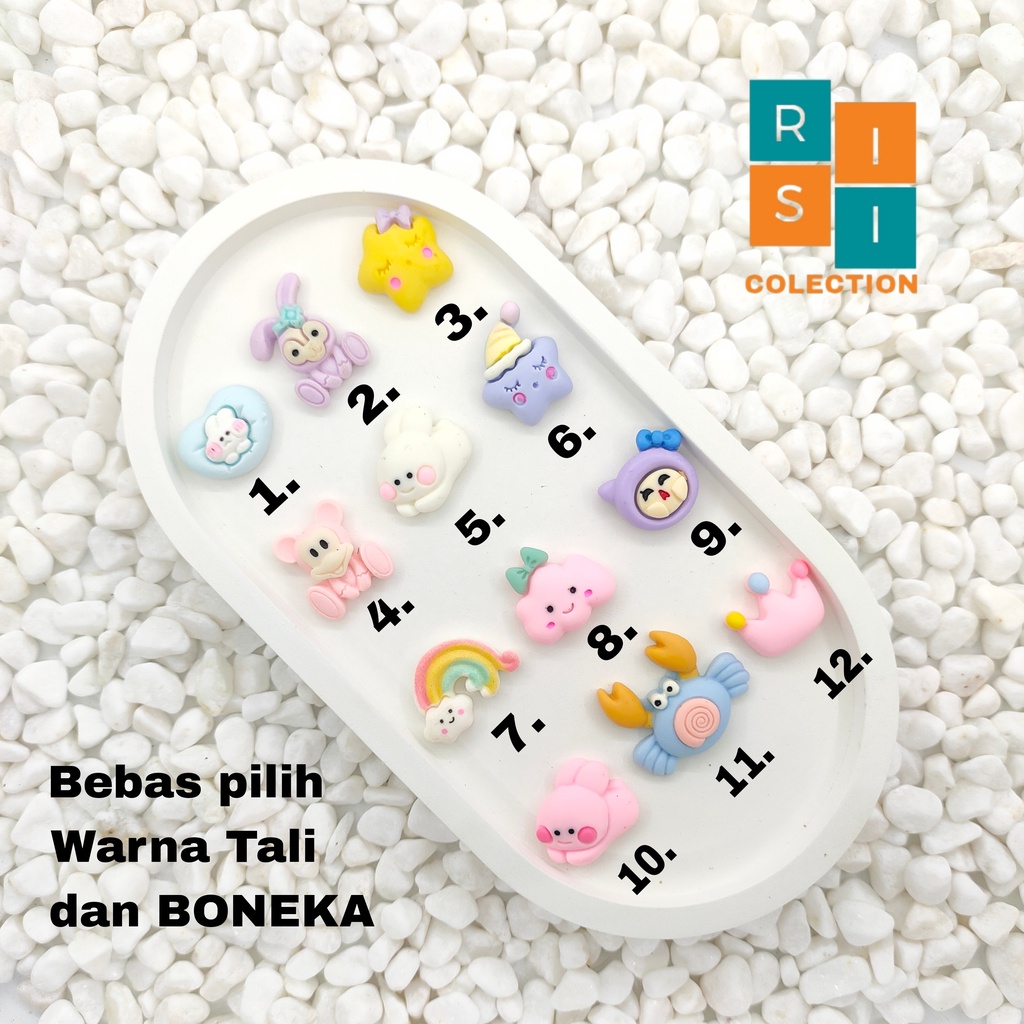 Tali Kalung Konektor Strap Masker Anak CUSTOM NAMA Perempuan Dan Laki Laki