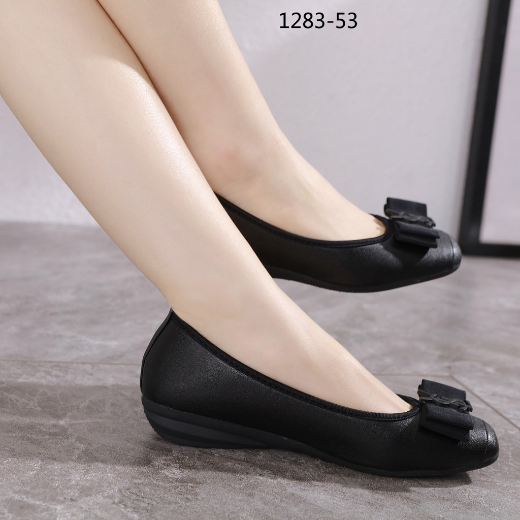 YS Flat Shoes Logo With Bow Women Shoes 1283-53