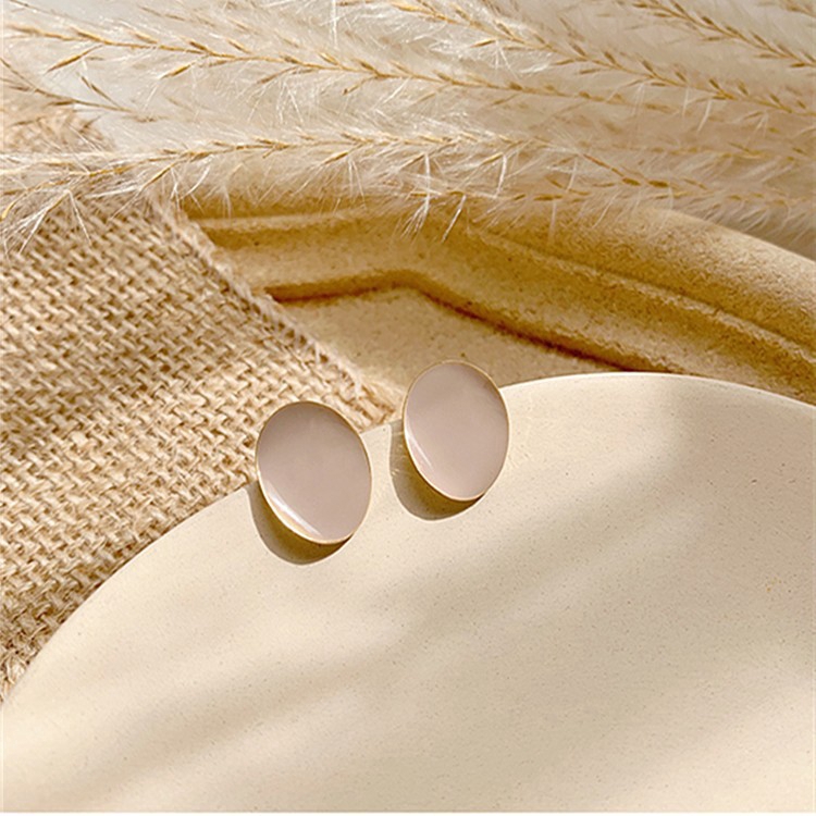 Anting Wanita Model Retro Geometric Earrings Korean Style-F