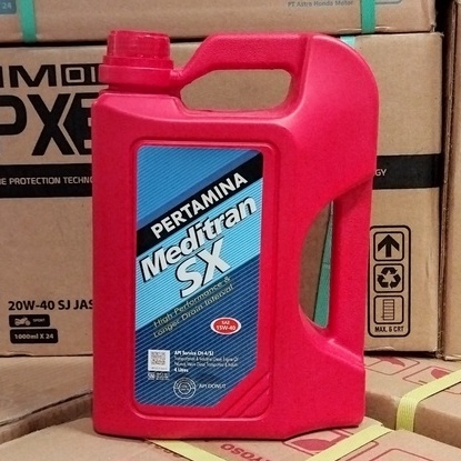 OLI MESIN MOBIL DIESEL PERTAMINA MEDITRAN SX 15W-40  4 LITER