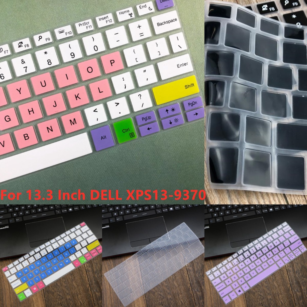 Cover Pelindung Keyboard Laptop Bahan Silikon Lembut Ultra Tipis Untuk Dell Xps13-9370 13.3 Inch