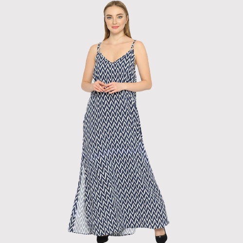 GAP Dress Maxi Slit Tribal
