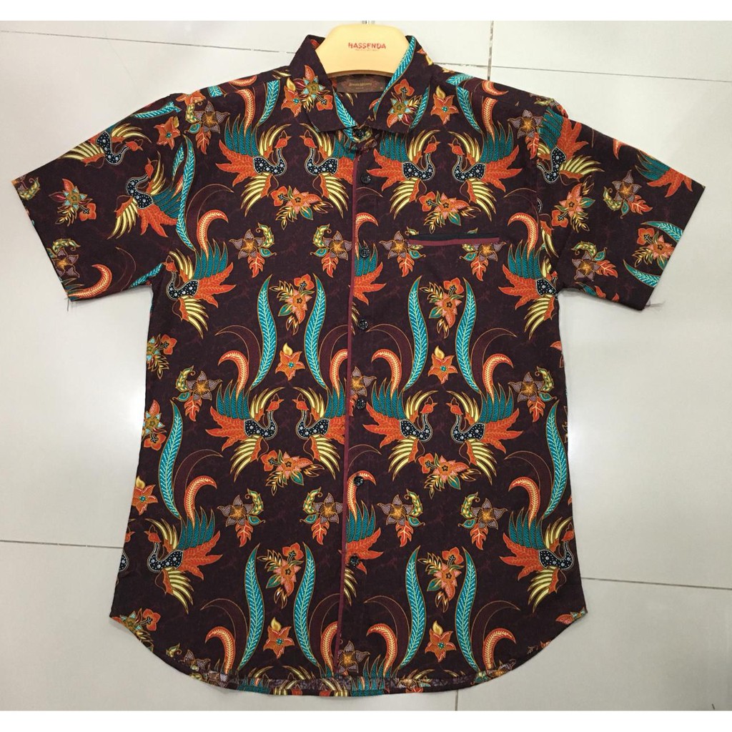 KEMEJA MAN BATIK SEMATA WAYANG / BAJU BATIK PRIA