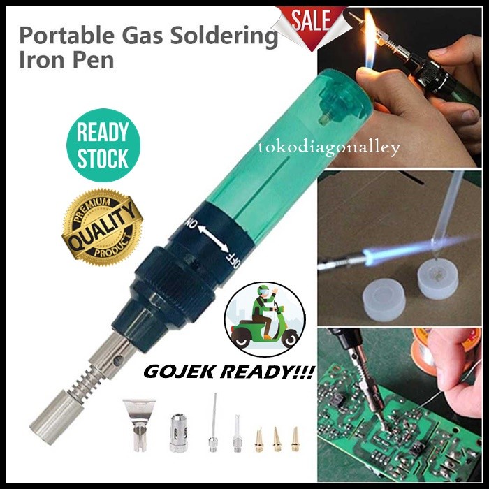 Solder Gas Butane Portable Mini Tanpa Listrik Tanpa Kabel Mini Welding