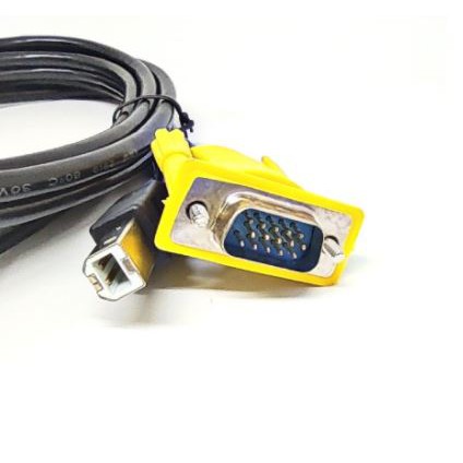 Kabel kvm switch 1.5m Vga Usb-Bm Usb-Am 2.0 for keyboard video mouse - Kvm cable 1.5 meter