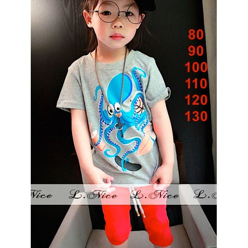Baju anak perempuan impor reseller/dropship lnice gurita sc-15603