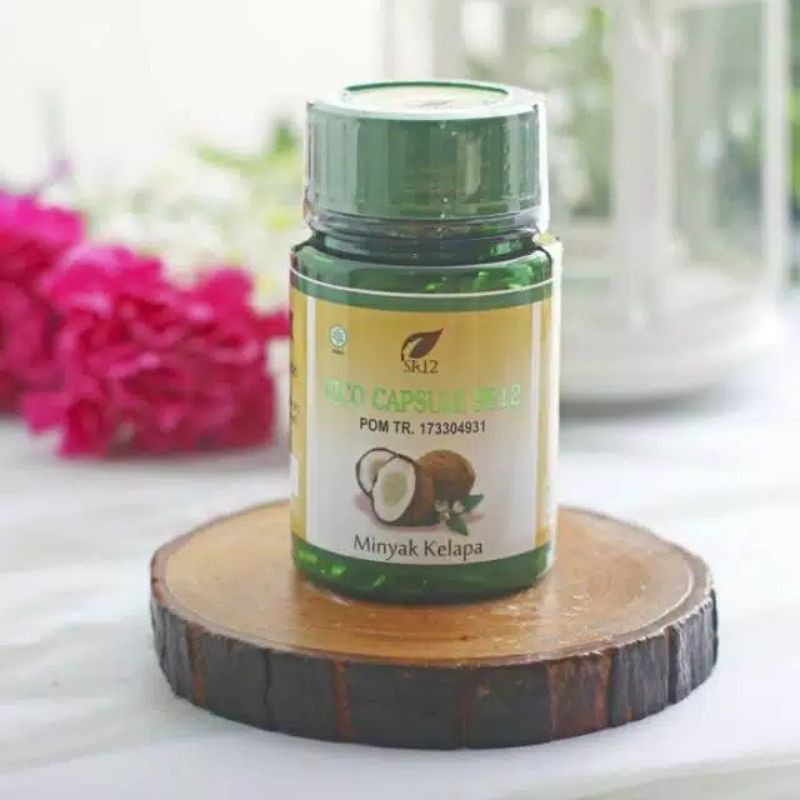 

PROMO !!SR12 VCO VICO CAPSULE VIRGIN COCONUT OIL/MINYAK KELAPA MURNI