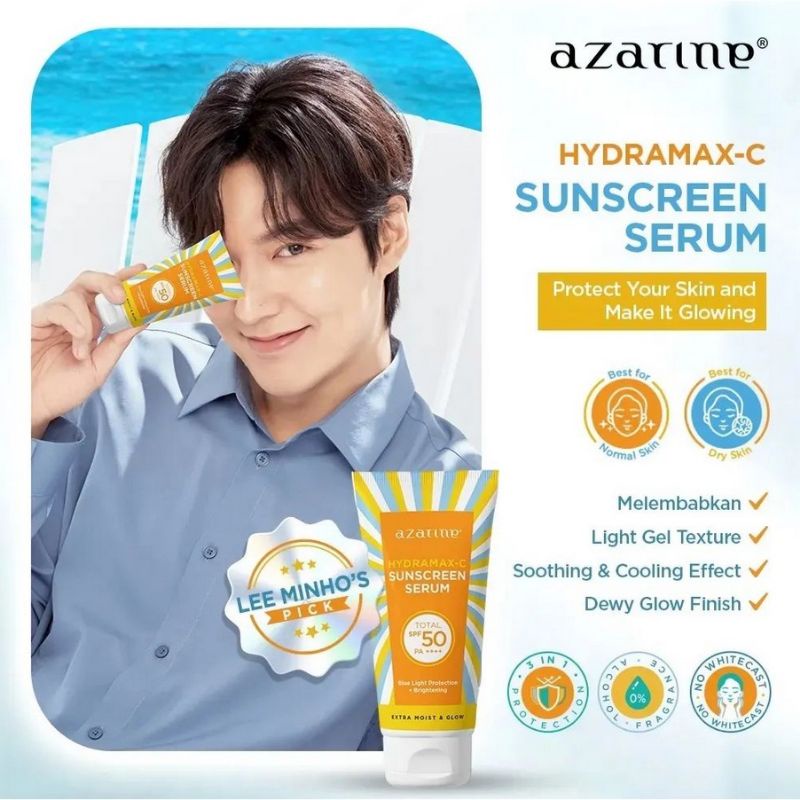 AZARINE Hydramax-C Sunscreen Serum SPF50 PA++++ 40ml