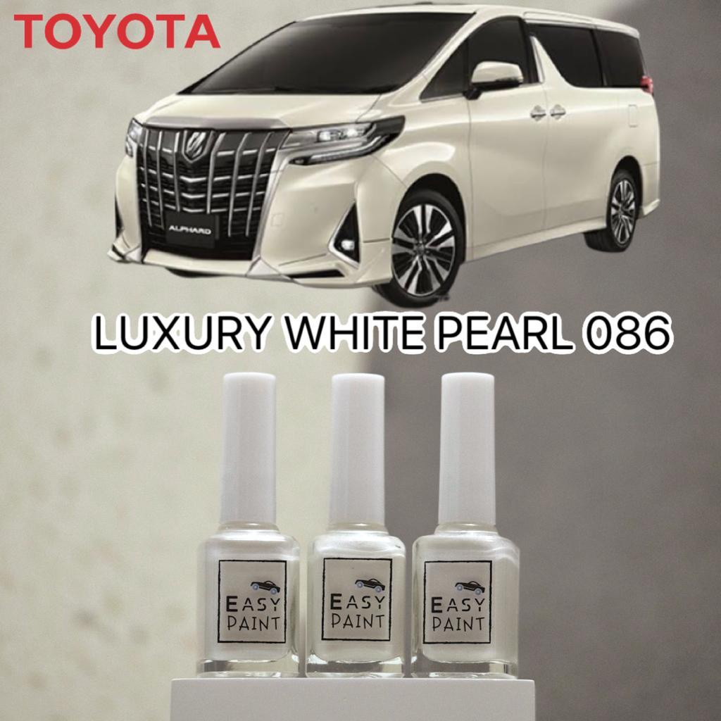 Cat Oles Luxury White Pearl 086 Toyota Alphard Putih Mutiara Kekuningan Yellowish