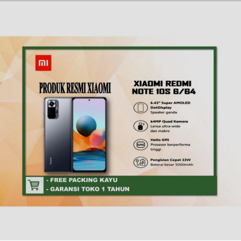 REDMI NOTE 10S 6/64GB