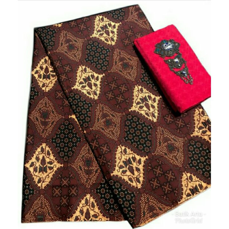 Kain jarik batik sogan sidomukti isi truntum kamen cukin seserahan pernikahan kain lahiran