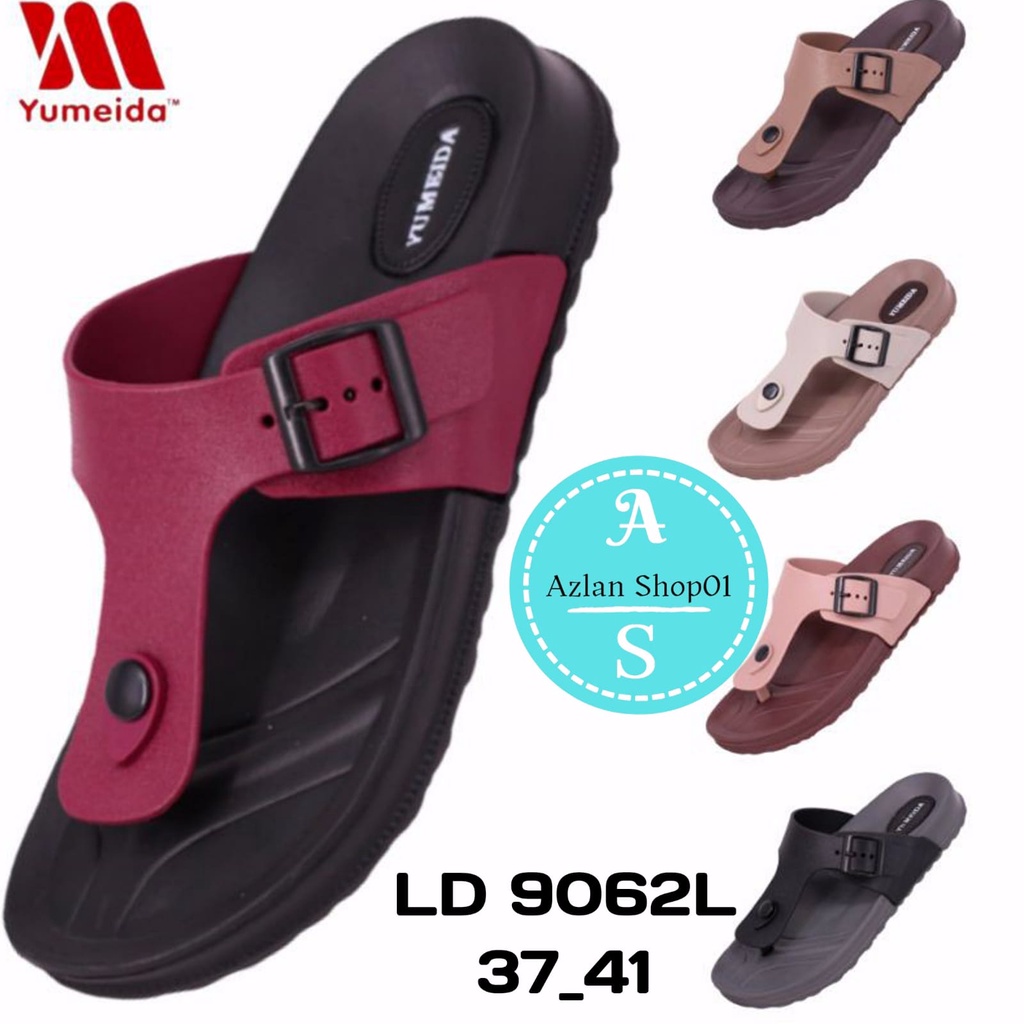 SANDAL YUMEIDA JEPIT PEREMPUAN DEWASA LD 9062 L SIZE (37-41) SANDAL WANITA KARET TERLARIS