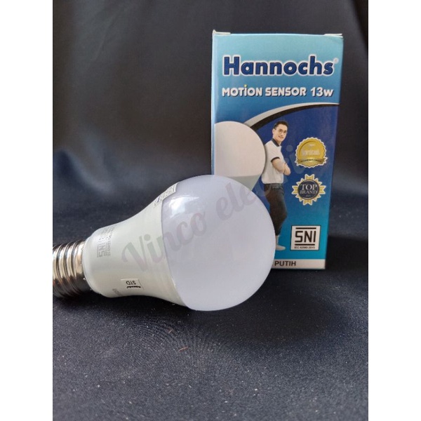 Lampu sensor gerak hanoch 13 wat