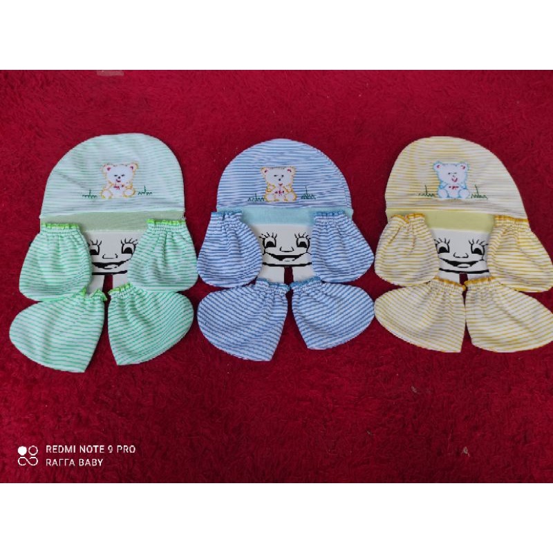 SETT TOPI SARTAKI MOTIF SALUR BORDIR