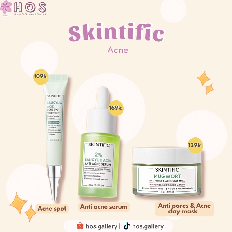 SKINTIFIC acne series